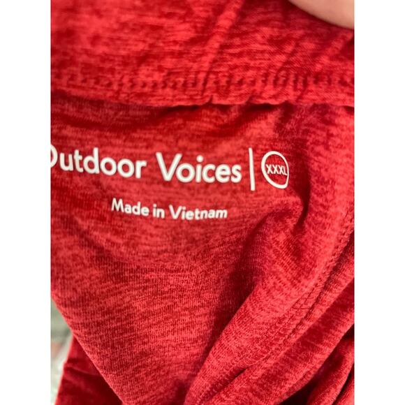 Outdoor Voices Women's Size XXXL CloudKnit Wide Lounge Pants Strawberry Red NWT - Picture 7 of 9